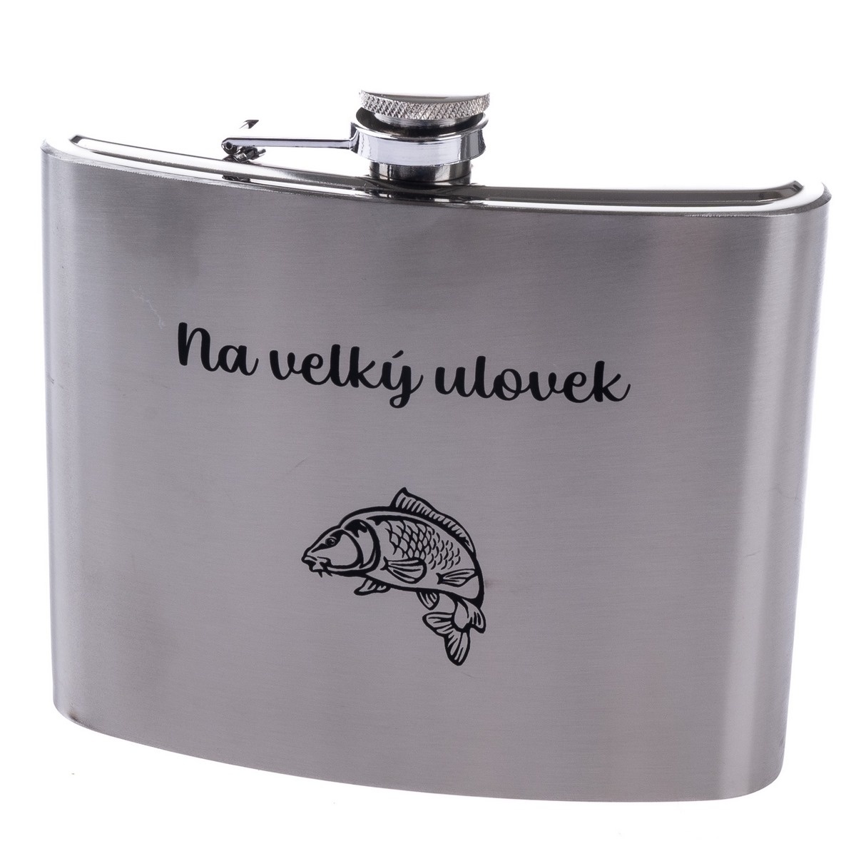 Kovová ploskačka "Na velký úlovek"