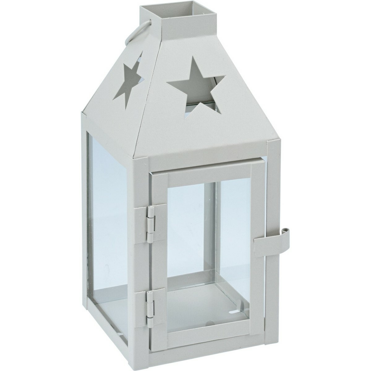 Kovový lampáš Hey star sivá