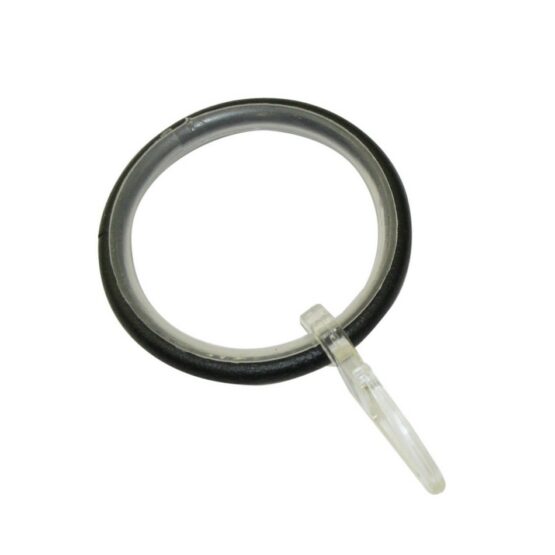 Krúžky k 22/25 mm Jana čierna mat