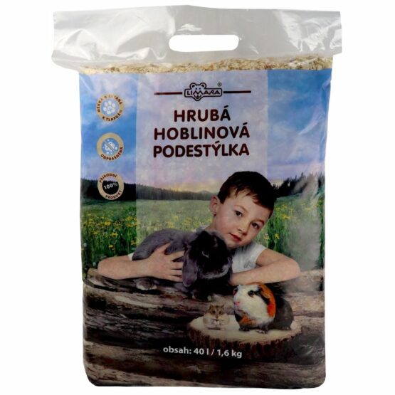 LIMARA Hrubá hoblinová podstielka 40l/1