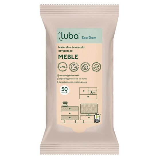 LUBA Prírodné čistiace obrúsky na nábytok EKO