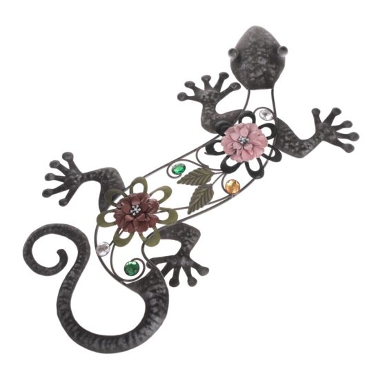Nástenná kovová dekorácia Lizzard