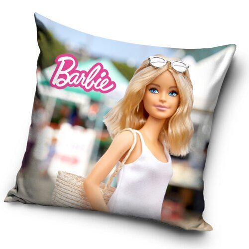 Carbotex Obliečka na vankúšik Barbie Bábika z Barbielandu