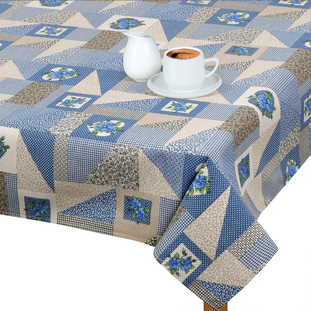 Bellatex Obrus EMA Patchwork modrá