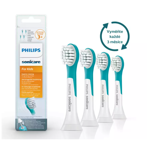 Philips Sonicare kompaktná náhradná hlavica pre deti od 3 rokov HX6034/33