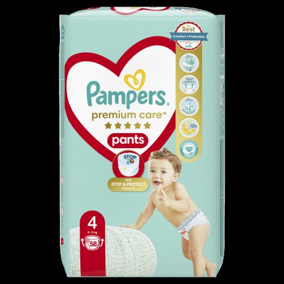 Plienky Pampers Premium Care Pants 58 ks