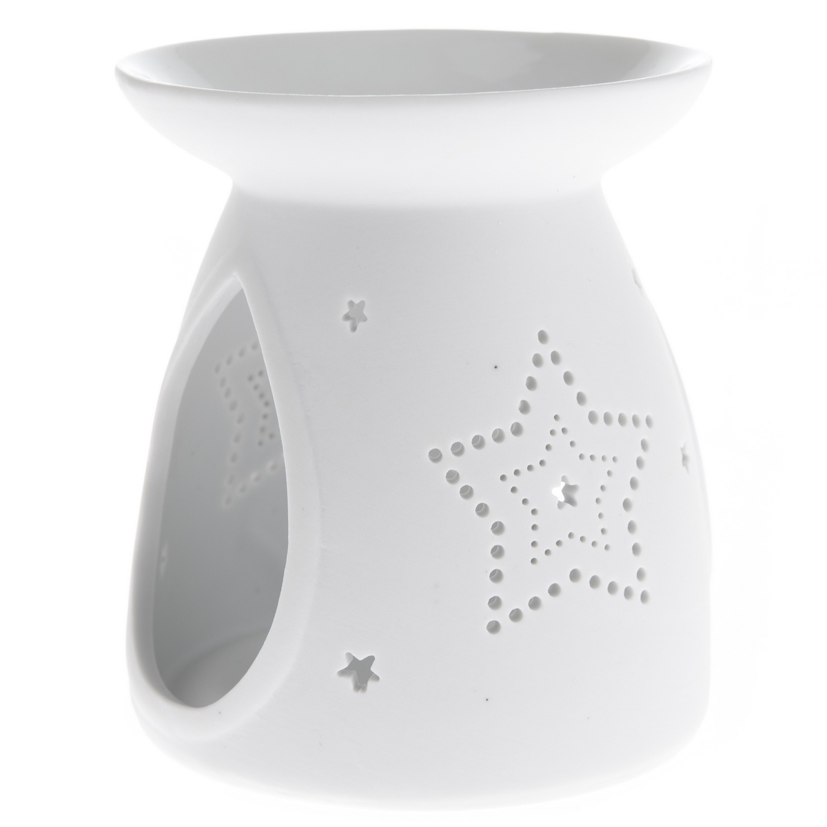 Porcelánová arómalampa Etoile biela