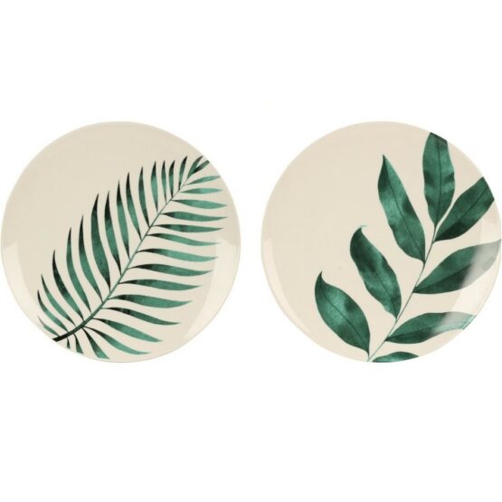 Porcelánový dezertný tanier Leaf