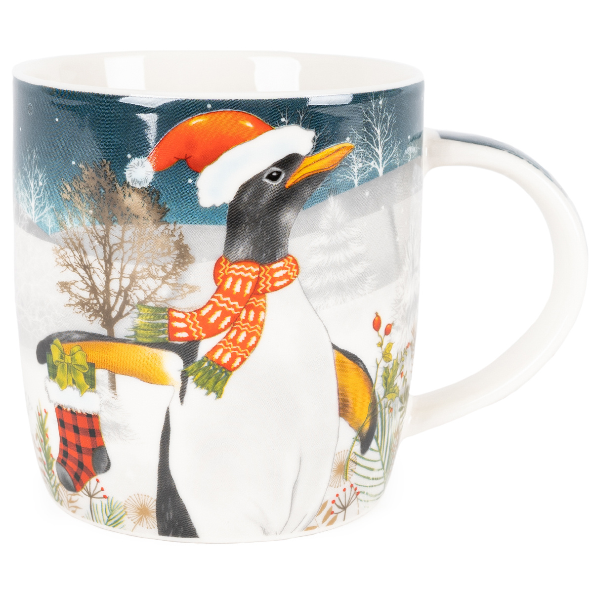 Porcelánový hrnček Xmas Penquin