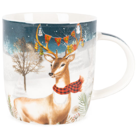 Porcelánový hrnček Xmas Reindeer