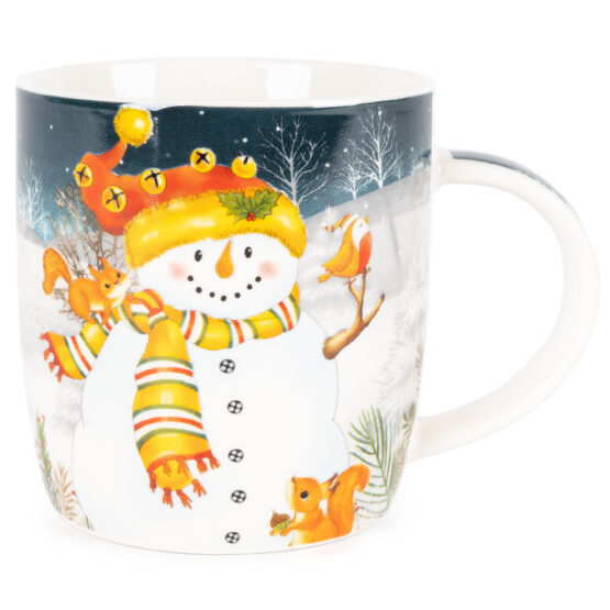 Porcelánový hrnček Xmas Snowman