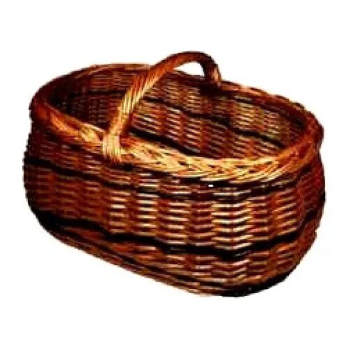 Prútený lakovaný košík