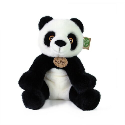 Rappa Plyšová panda sediaca čiernobiela