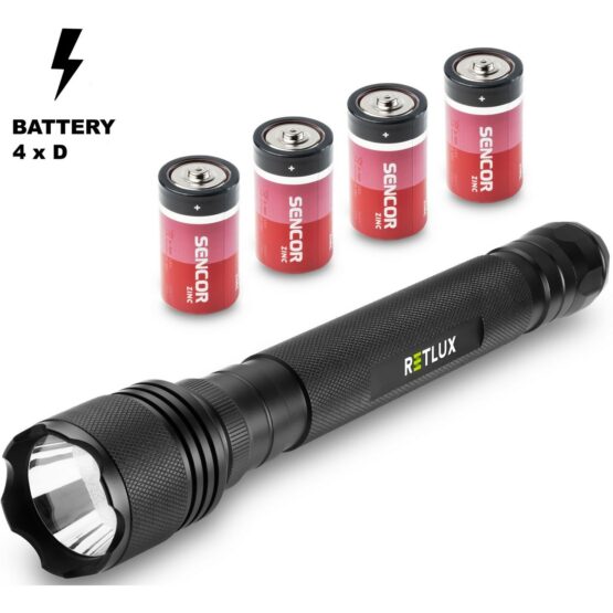 Retlux RPL 115 Ručné LED svietidlo na D batérie​