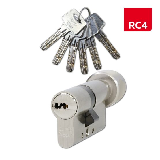 Richter EXR.30/35K.NI cylindrická vložka s gombíkom 30+35K mm