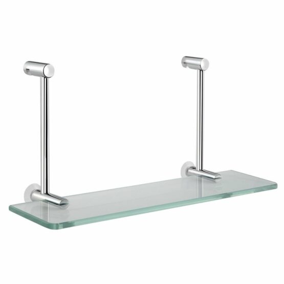 SAPHO 1301-15 závesná sklenená polička na sprchovú zástenu 40 x 18 x 12