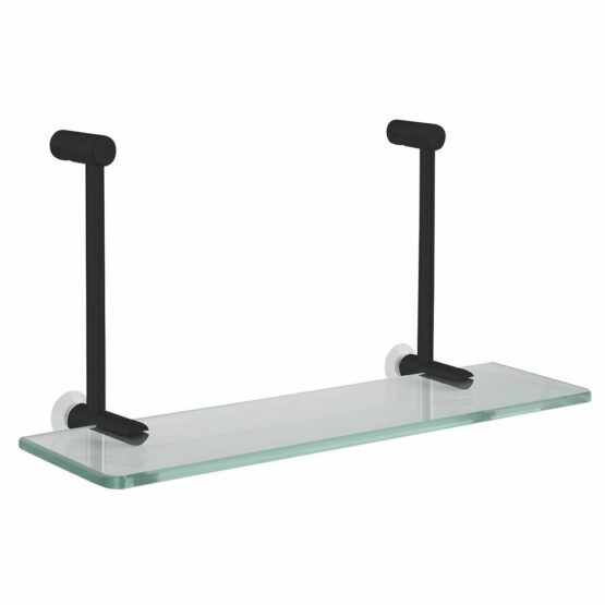 SAPHO 1301-15B závesná sklenená polička na sprchovú zástenu 40 x 18 x 12