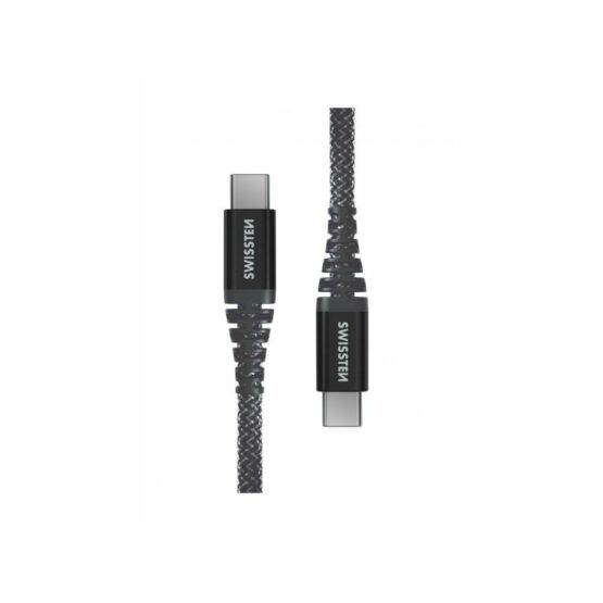 SWISSTEN Nabíjací kábel kevlarový USB-C USB-C