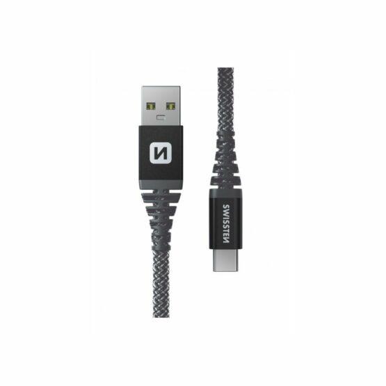 SWISSTEN Nabíjací kábel kevlarový USB USB-C