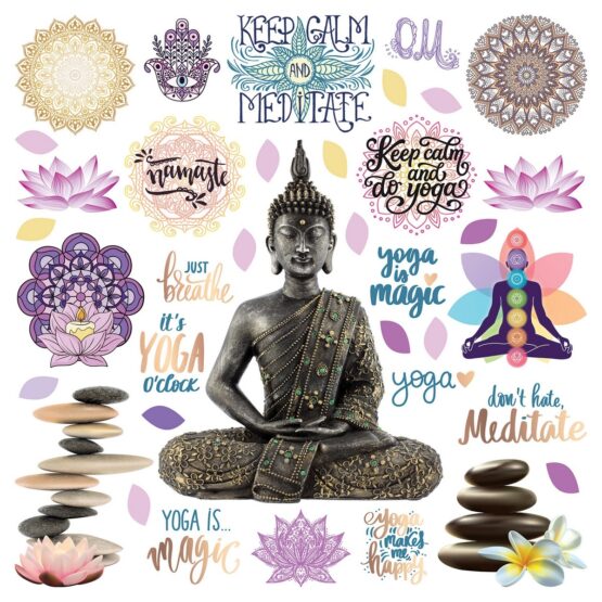 Samolepiaca dekorácia Buddha