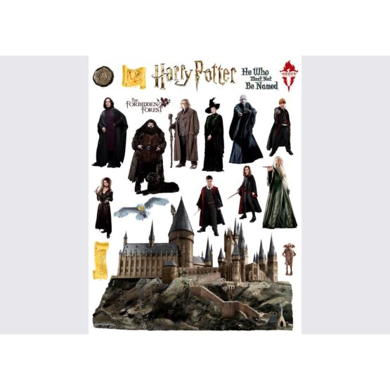 Samolepiaca dekorácia Harry Potter Hogwarts