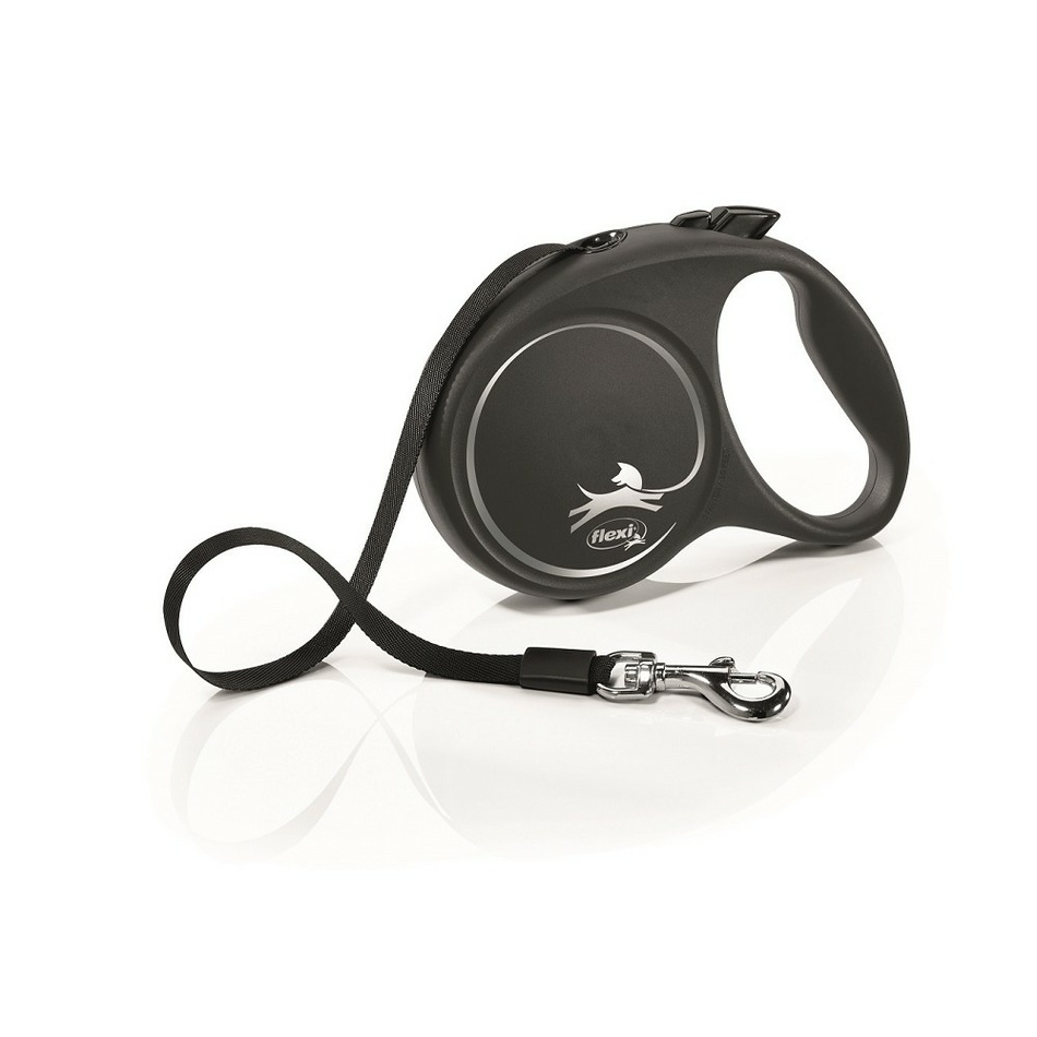 Samonavíjacie vodítko Flexi Black Design L
