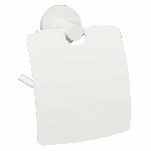 Sapho XR732W X-Round White držiak toaletného papiera s krytom