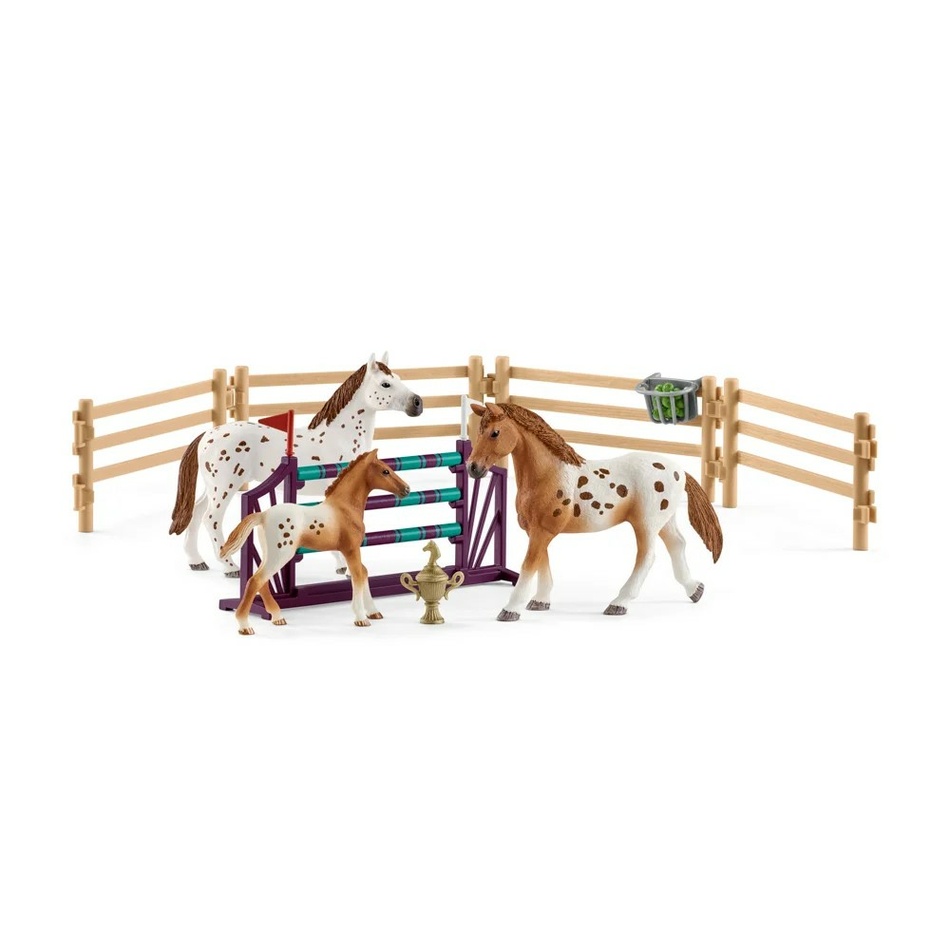 Schleich 42433 Appalosské kone a tréningové príslušenstvo