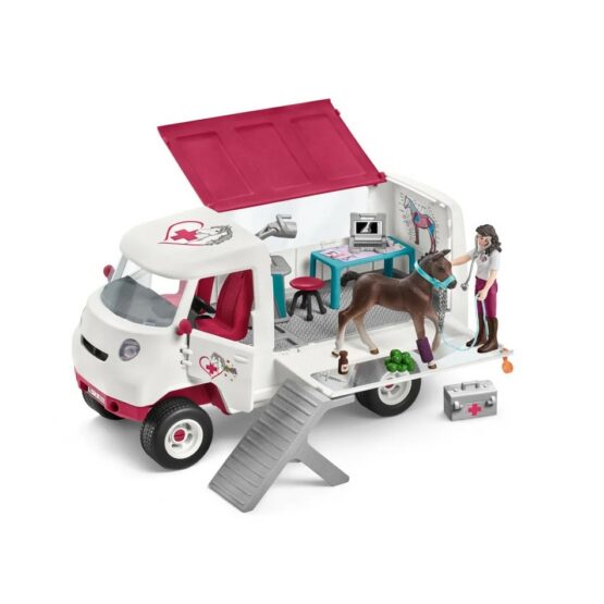 Schleich 42439 Mobilní veterinárna klinika s kobylou a ošetrovateľom