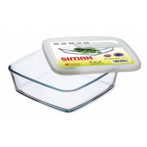 Simax 7466/L sklenená misa s plastovým vekom
