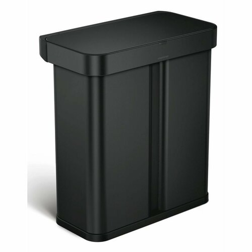 Simplehuman Obdĺžnikový bezdotykový kôš s hlasovým a pohybovým ovládaním 34 + 24 l