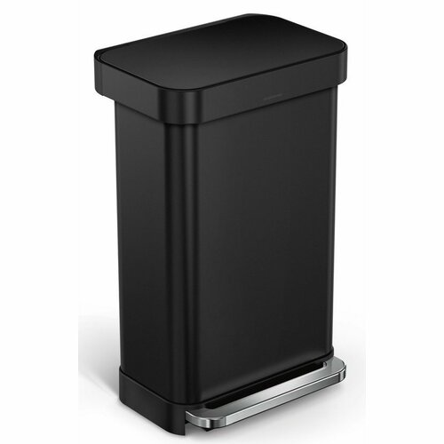 Simplehuman Obdĺžnikový pedálový kôš s vreckom na vrecká 45 l