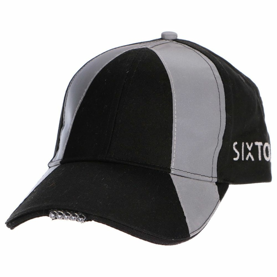 Sixtol Reflexná šiltovka s LED svetlom B-CAP  SAFETY 25 lm