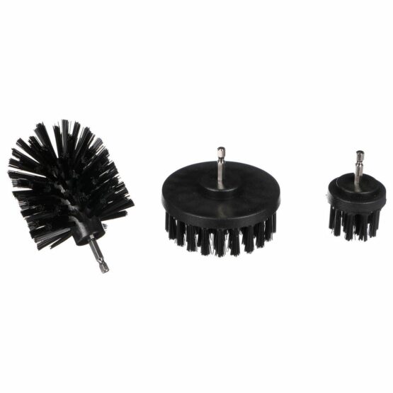 Sixtol Sada kief na vŕtačku na čistenie auta CAR DETAILING DRILL BRUSH 3 HARD