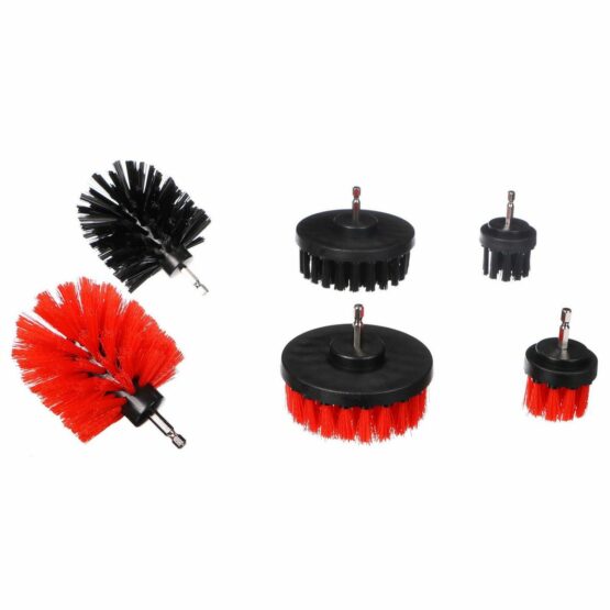 Sixtol Súprava kief na vŕtačku na čistenie auta CAR DETAILING DRILL BRUSH 6