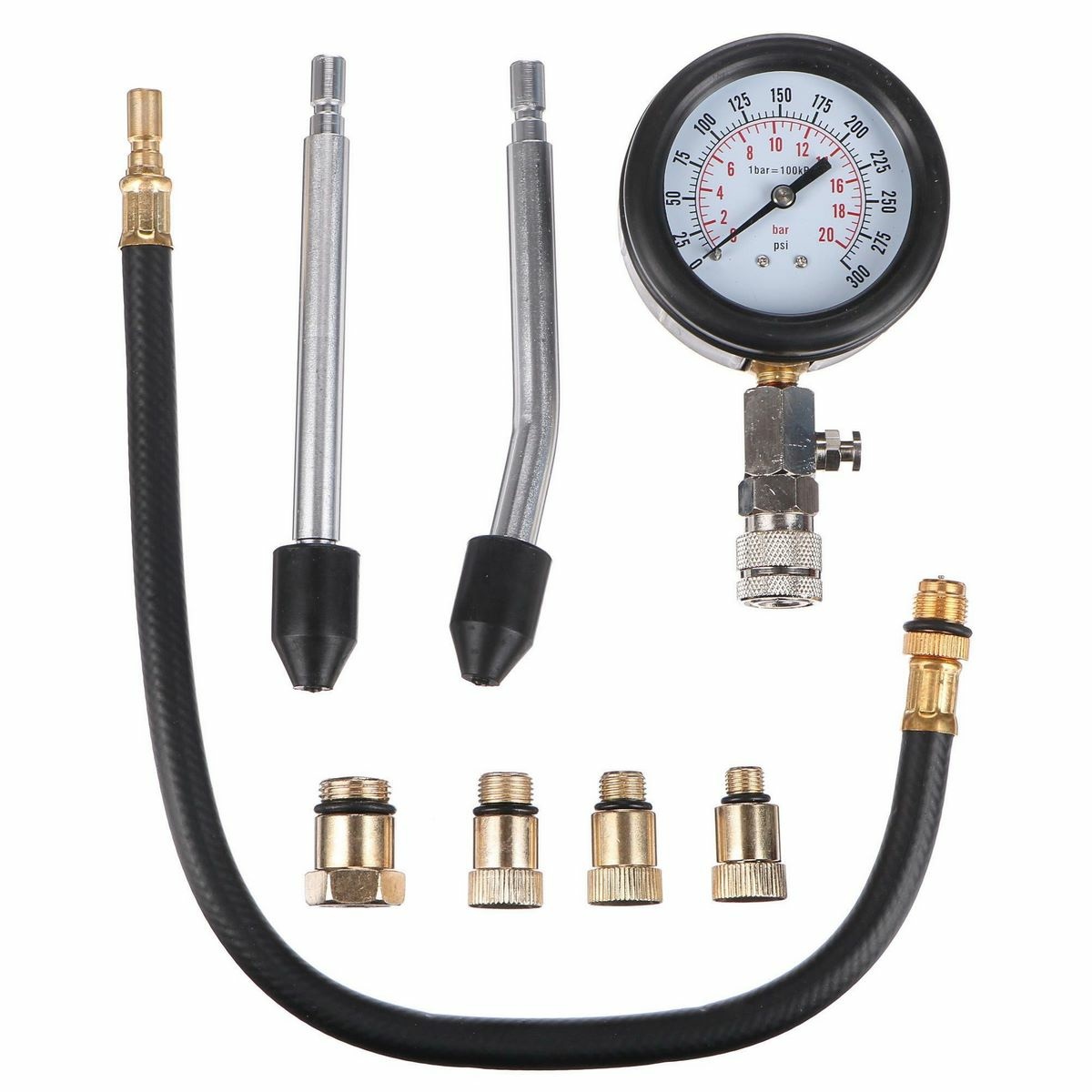 Sixtol Súprava na testovanie kompresie benzínových motorov MECHANIC ENGINE TESTER 8