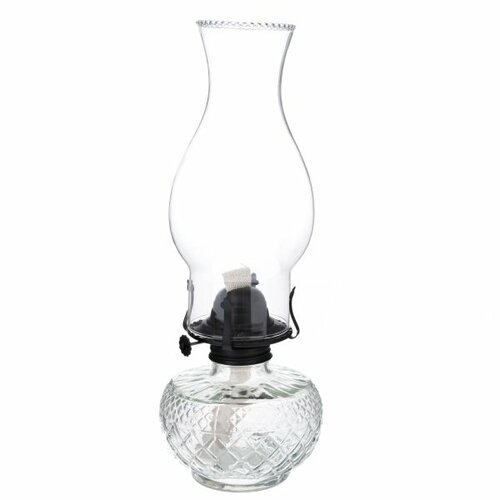 Sklenená petrolejová lampa Cursi