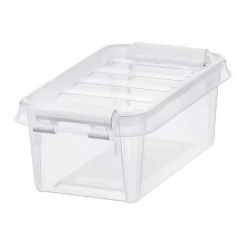SmartStore Úložný box s bielymi klipmi Classic