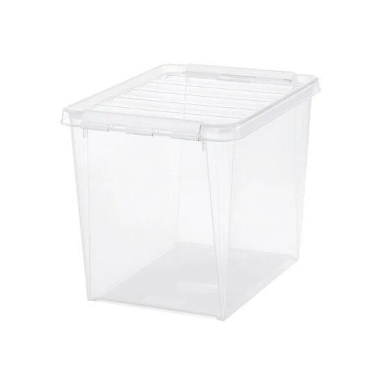 SmartStore Úložný box s bielymi klipmi Classic