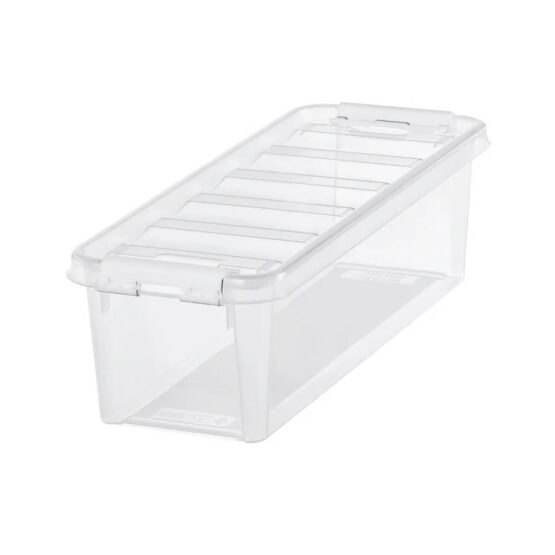 SmartStore Úložný box s bielymi klipmi Classic