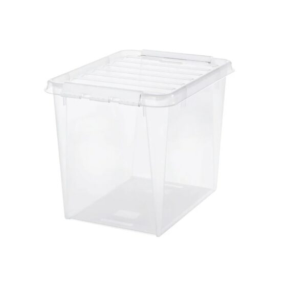 SmartStore Úložný box s bielymi klipmi Classic