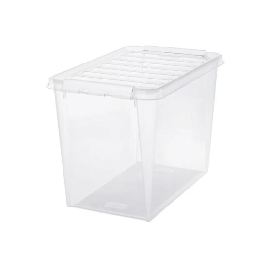 SmartStore Úložný box s bielymi klipmi Classic