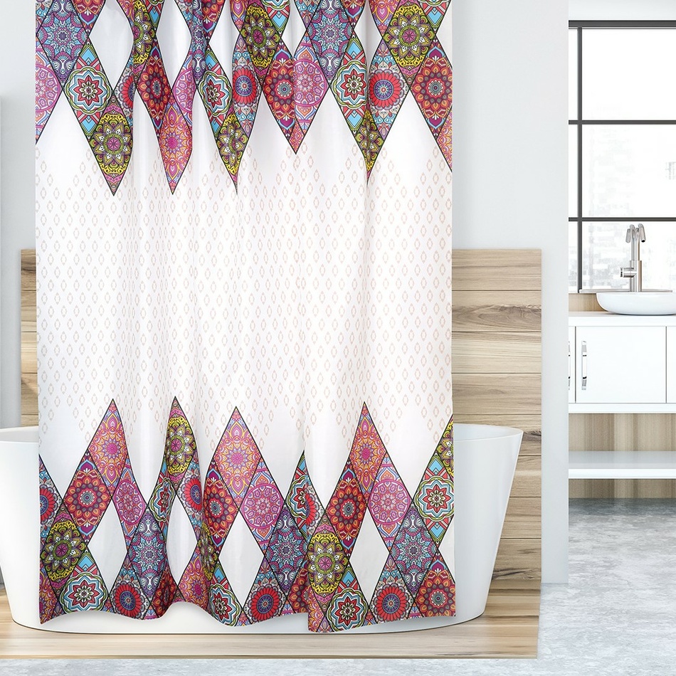 Bellatex Sprchový záves Mandala ružová