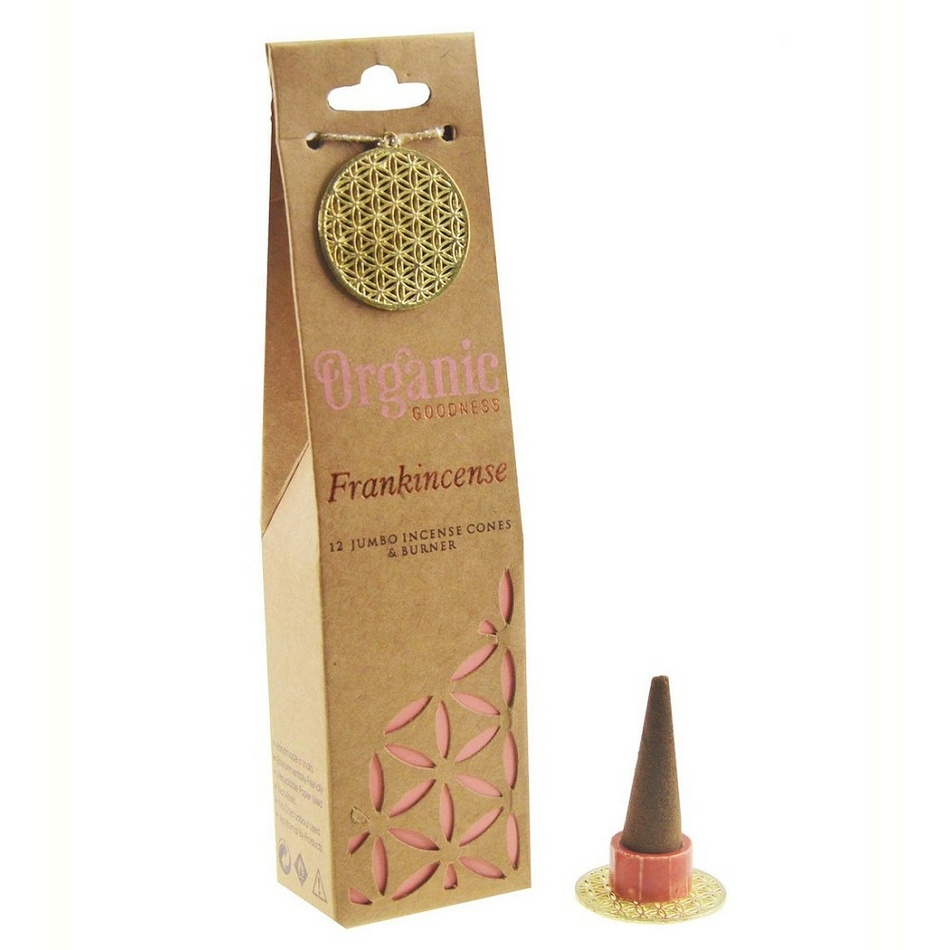 Súprava vonných organických františkov Frankincense 12
