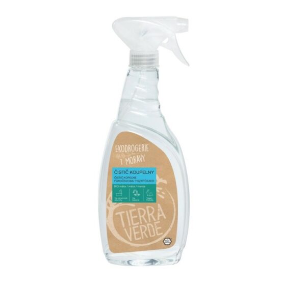 Tierra Verde Čistič kúpeľne s BIO mätovou silicou