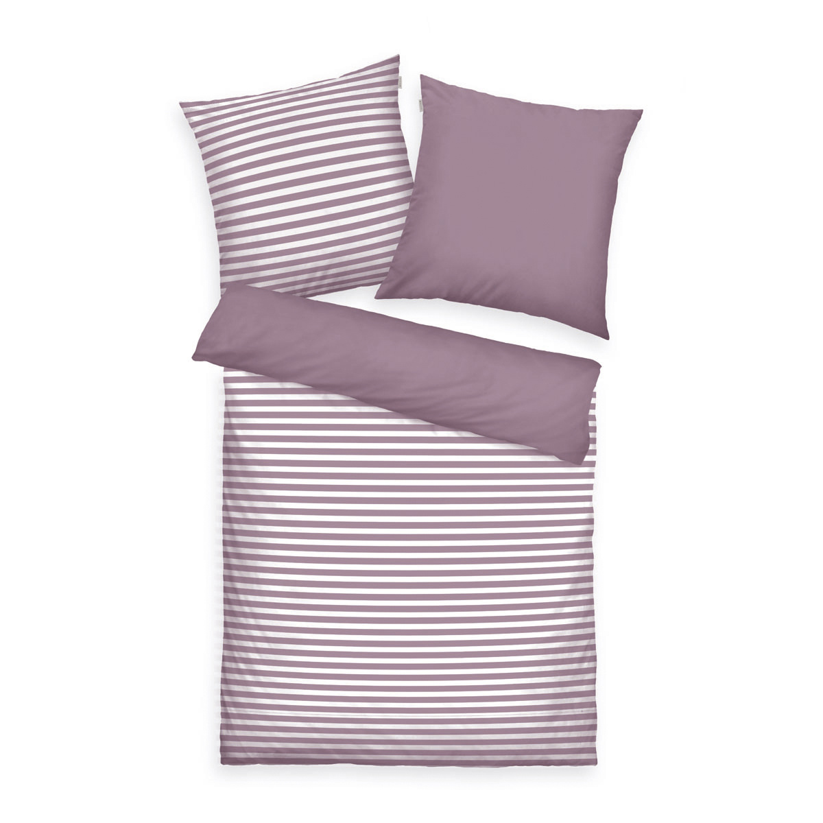 Tom Tailor Bavlnené obliečky Cozy Mauve & Crisp White