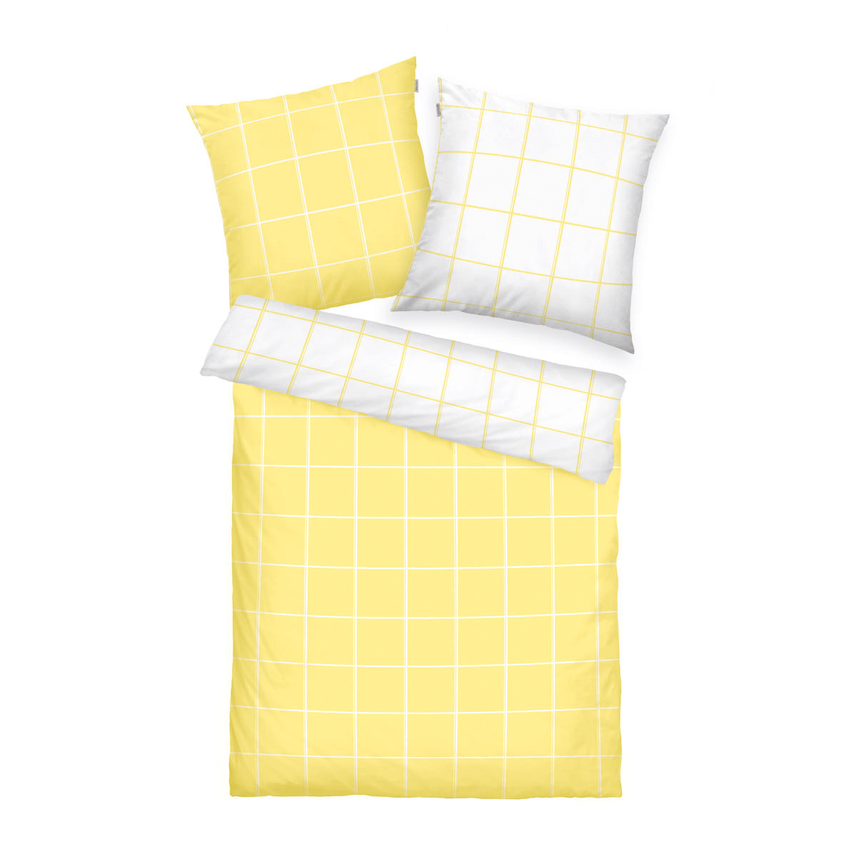 Tom Tailor Bavlněné povlečení Light Lemon & Crisp White
