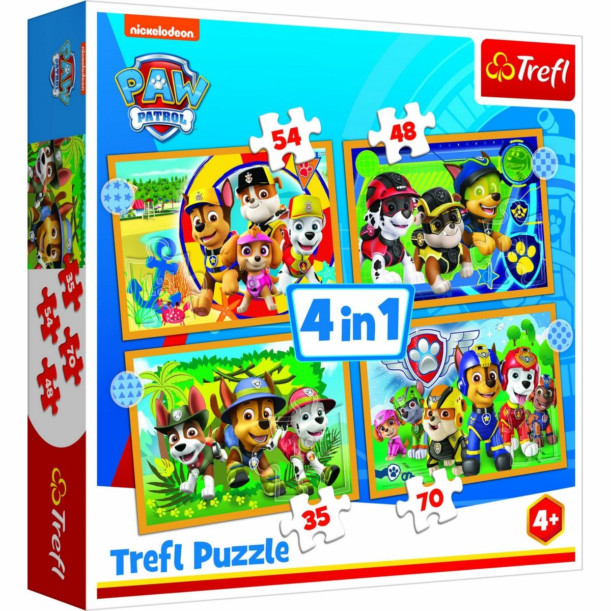 Trefl Puzzle Prázdniny Labková Patrola/Paw Patrol
