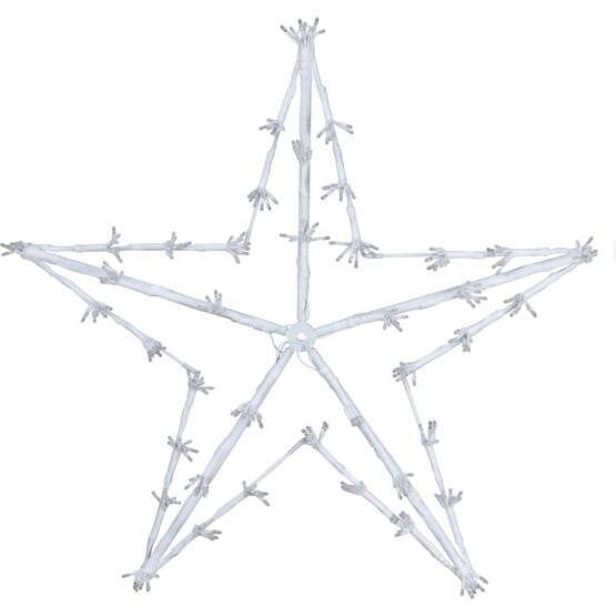 Vianočná LED dekorácia White star