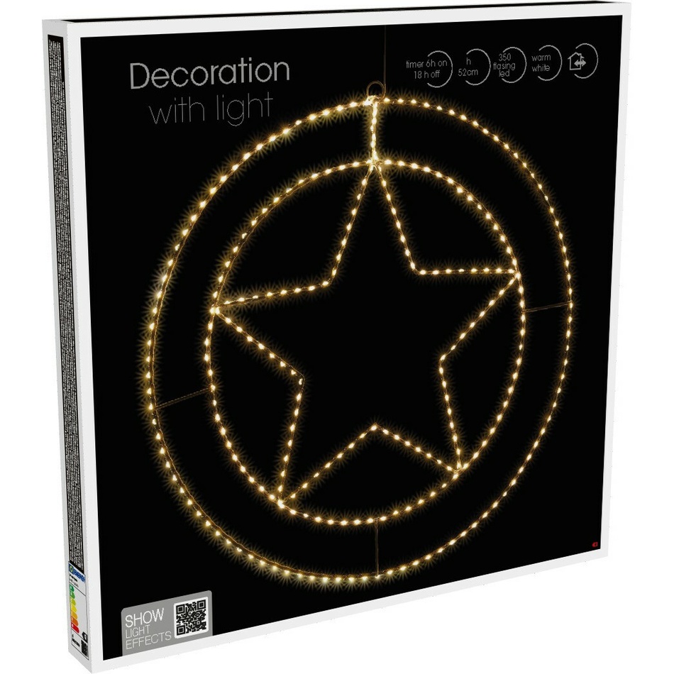 Vianočná závesná LED dekorace Trinket Star 270 LED